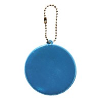 Soft reflector on chain / snap hook wheel