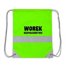 Worko-plecak odblaskowy dla dzieci - zielony - WP-034