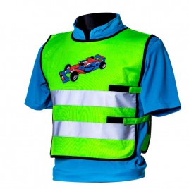 Светоотражающий детский жилет YoYo-K203 KID, с нанесённой печатью "Девочка"