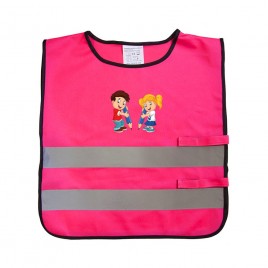 Kamizelka odblaskowa dla dzieci K203 KID Dziewczynka