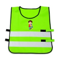 Светоотражающий детский жилет YoYo-K203 KID, с нанесённой печатью "Мальчик"