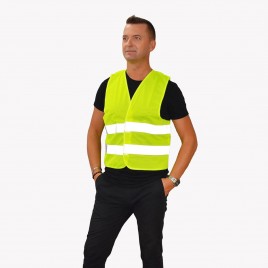 Reflektierende Netzweste für Erwachsene YoYo-201/2P/Ż/S - gelbe