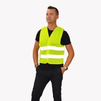Reflektierende Netzweste für Erwachsene YoYo-201/2P/Ż/S - gelbe