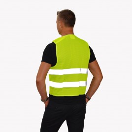 Reflektierende Netzweste für Erwachsene YoYo-201/2P/Ż/S - gelbe