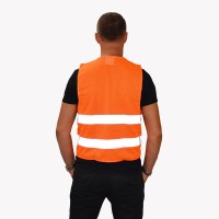Mesh Adult High Vis Vest YoYo-201/2P/P/S - orange
