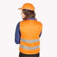 Adult High Vis Vest YoYo-201/2P/P - orange