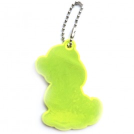 Weicher reflektierender Anhänger - gelber Hund