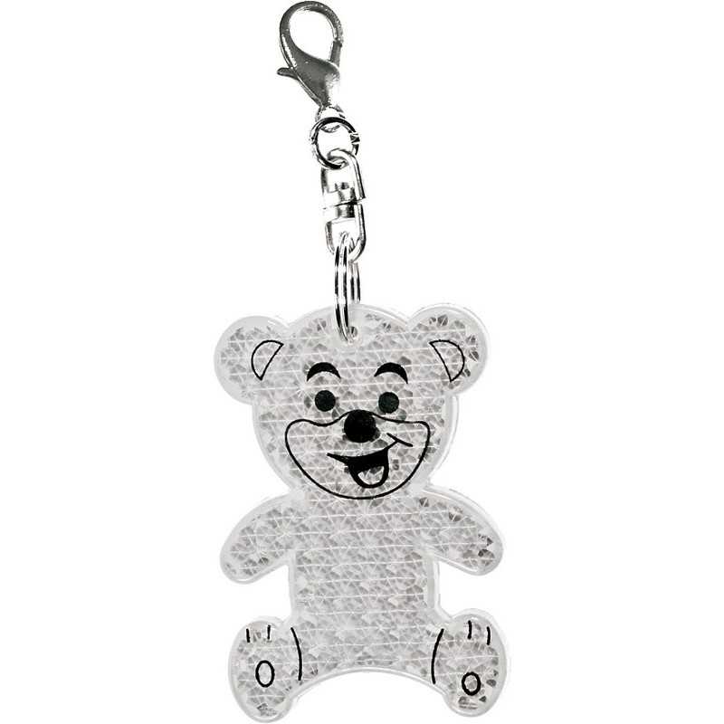 Zawieszka twarda TEDDY srebrna
