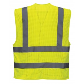 Warngitterweste C370 gelb