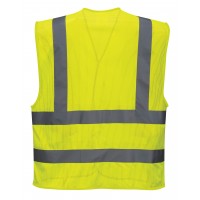Warngitterweste C370 gelb