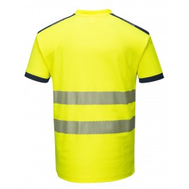 T-Shirt ostrzegawczy CE T181 żółty