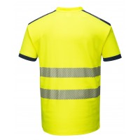 T-Shirt ostrzegawczy CE T181 żółty