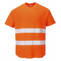 Mesh T-Shirt CE C394 pomarańczowy