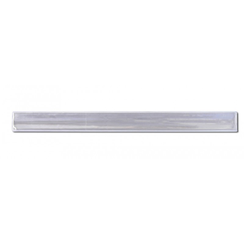 Reflective snapband - silver
