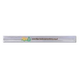 Reflektierendes Schnappband - silber