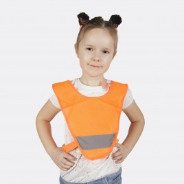 Mini szelka odblaskowa dla dzieci - kolor żółty - typ MSZ-024