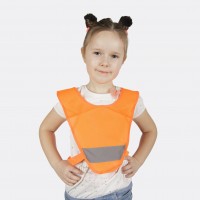 Mini szelka odblaskowa dla dzieci - kolor żółty - typ MSZ-024