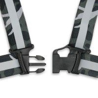 Rubber reflective braces for adults - moro