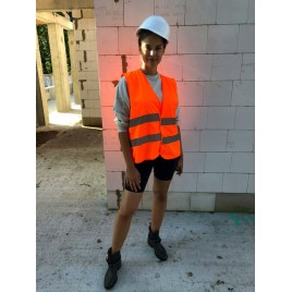 Mesh Adult High Vis Vest YoYo-201/2P/P/S - orange