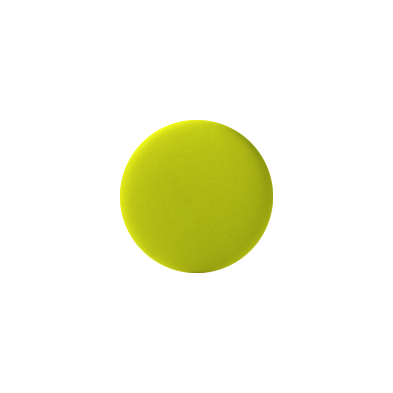Odblaskowy button reklamowy - żółty