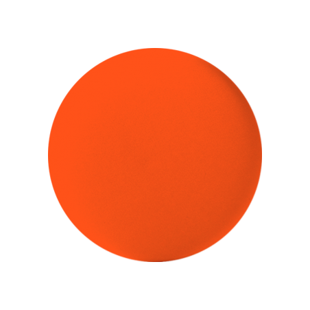 Odblaskowy button reklamowy - pomarańczowy