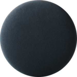 Odblaskowy button reklamowy - czarny