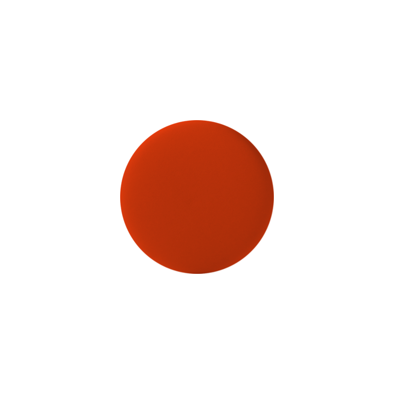 Odblaskowy button reklamowy - czerwony