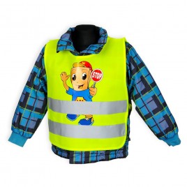 Reflektierende Kinderweste YoYo-K203 STOP