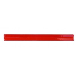 Reflective snapband - red